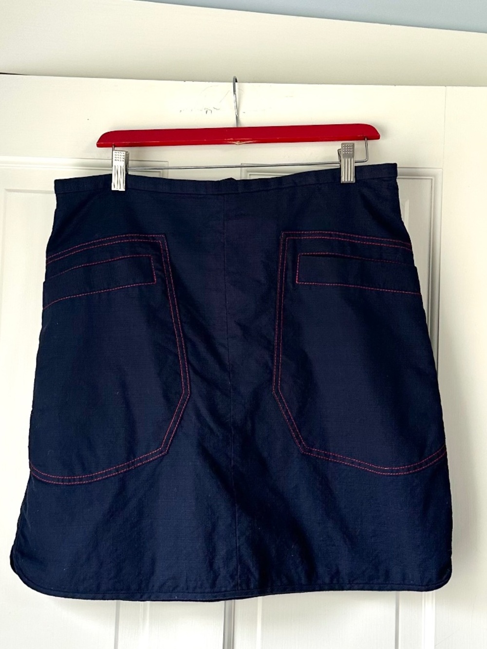 Brooks Brothers Embroidered Cotton Mini Skirt, Size 12